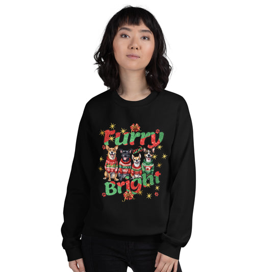 "Furry and Bright" Unisex Sweatshirt