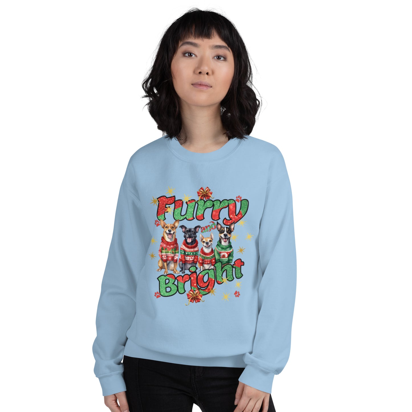 "Furry and Bright" Unisex Sweatshirt