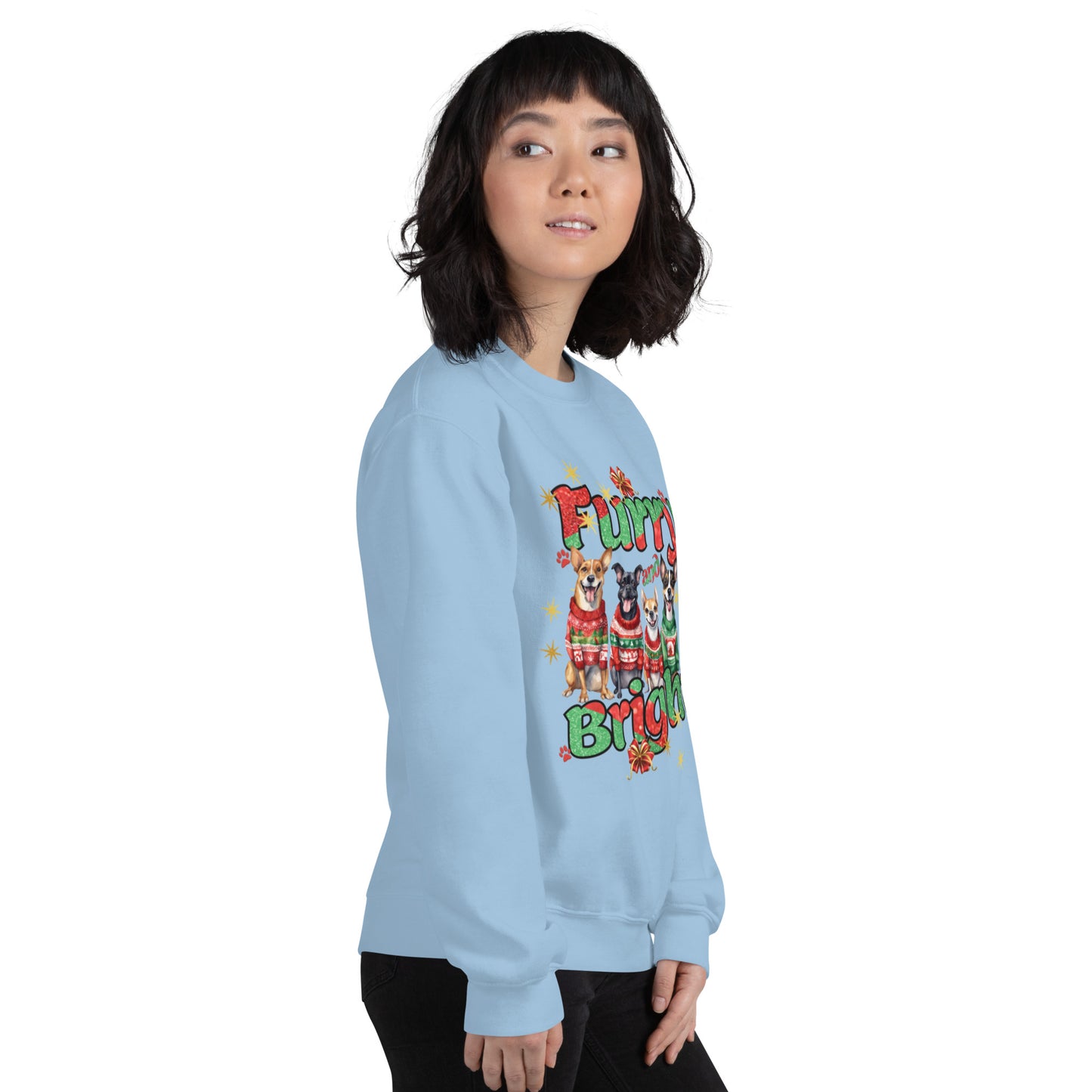 "Furry and Bright" Unisex Sweatshirt