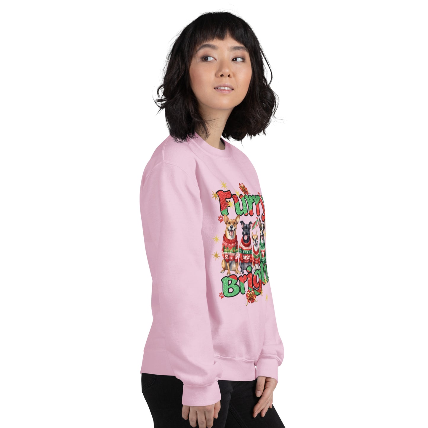 "Furry and Bright" Unisex Sweatshirt