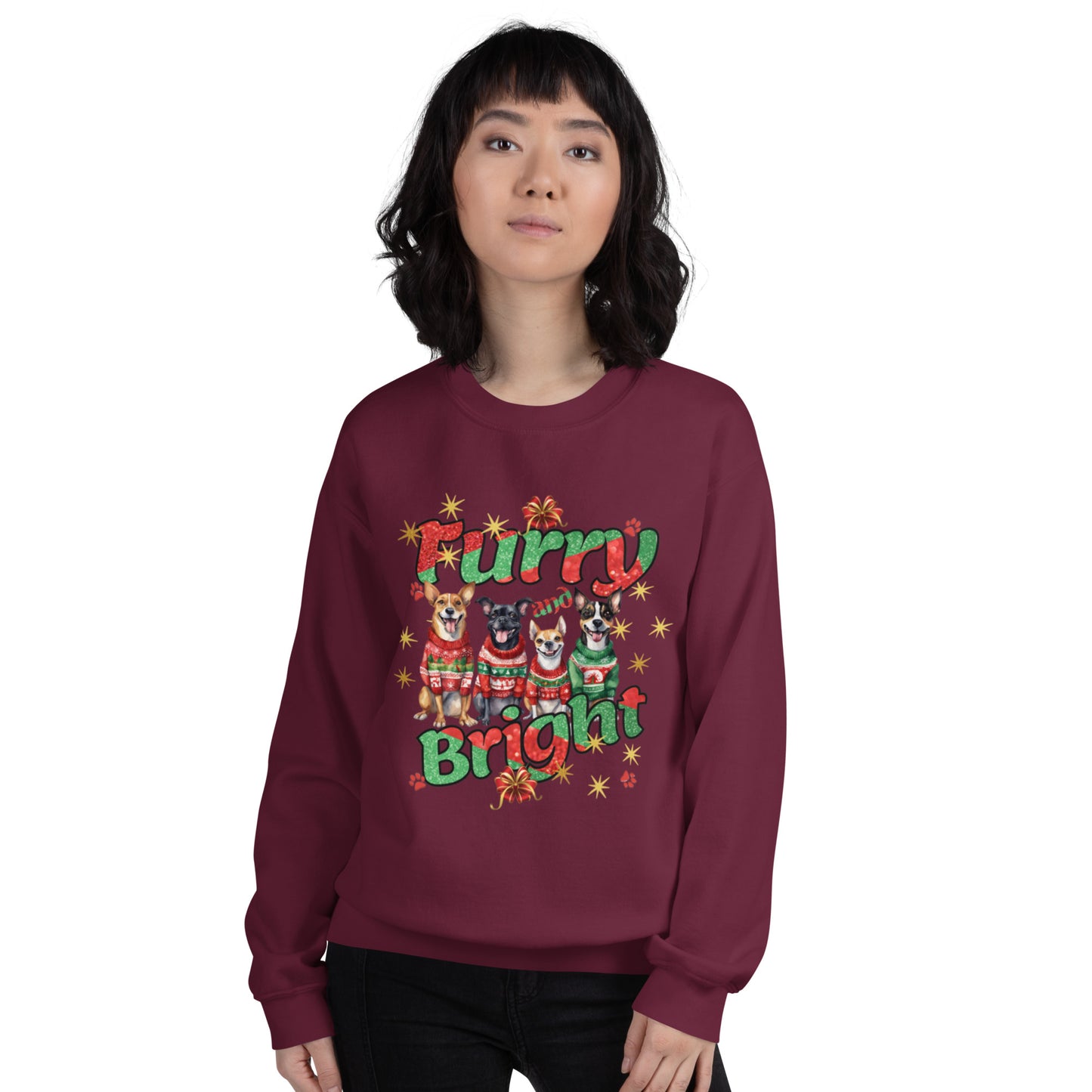 "Furry and Bright" Unisex Sweatshirt