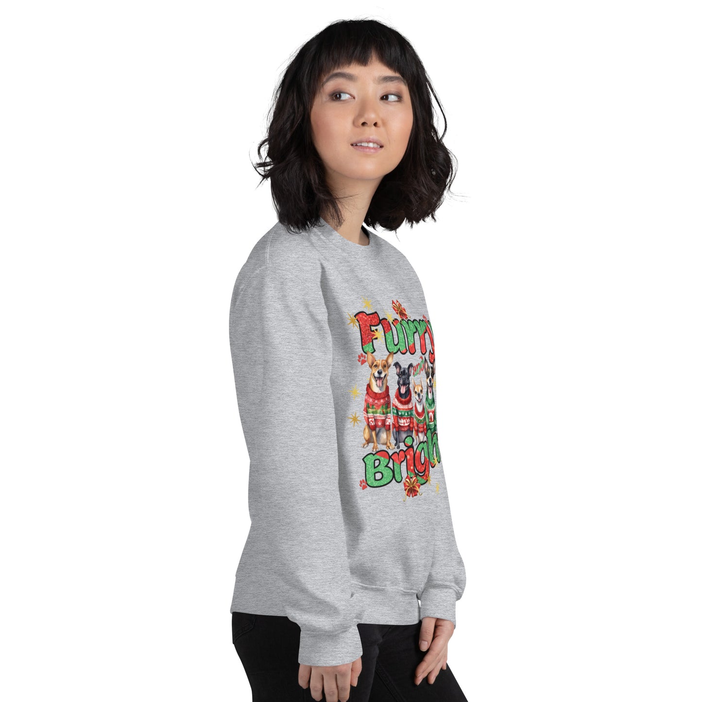 "Furry and Bright" Unisex Sweatshirt