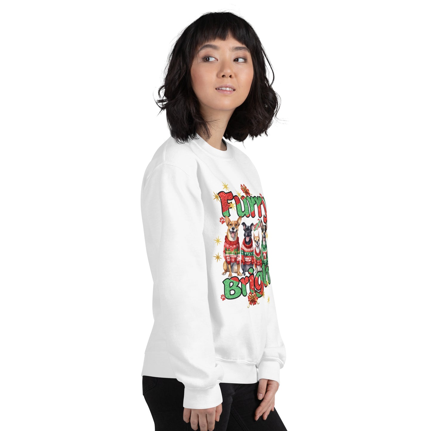 "Furry and Bright" Unisex Sweatshirt